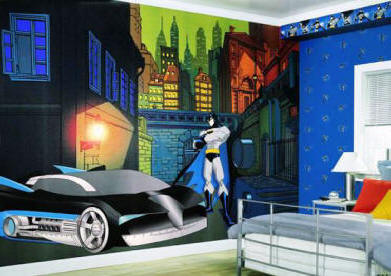 Batman Mural BZ9463M Roomsetting