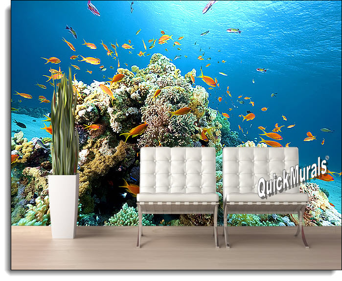 Coral Reef Peel and Stick Wall Mural