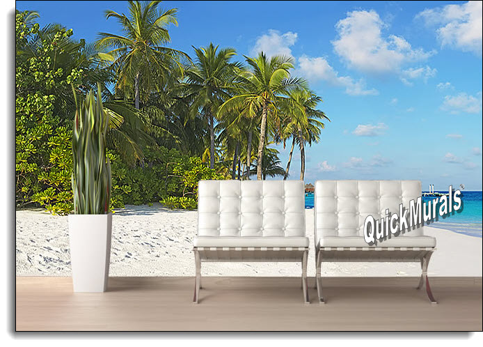  Island Vacation Peel and Stick Wall Mural