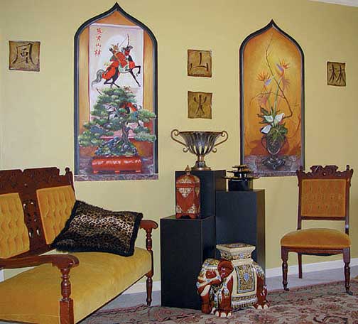 Oriental Niches Mural 20268 Roomsetting