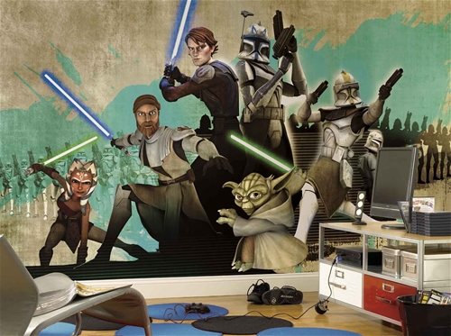Star Wars™ The Clone Wars Wall Mural by Roommates