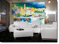 Riviera Ligure Mural 112 Roomsetting