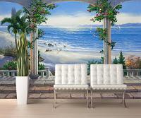 Ocean View Mural PR1813 8013 Roomsetting