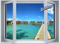 Maldives Resort Window