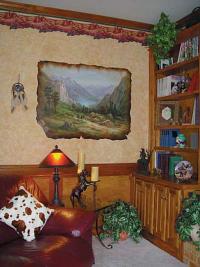 The American West Mural Roomsetting