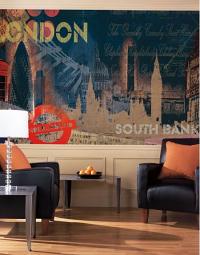 London Wall Mural MP4998M Roomsetting