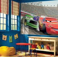 Disney Cars Wall Mural Roomsetting