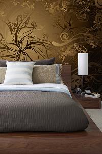 Gold Wall Mural 8-703 by Komar Roomsetting
