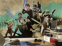 Star Wars™ The Clone Wars Wall Mural Roomsetting