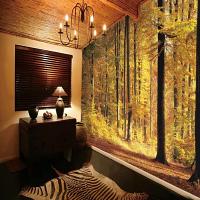 Golden Forest Mural 1844 Roomsetting