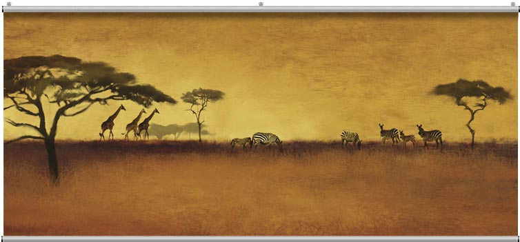 Serengeti II Minute Mural 121230