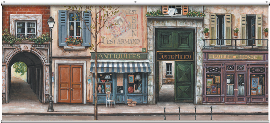 Parisian Neighborhood 2 Minute Mural 121734