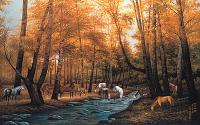 Gathering Horses Mural PR1850